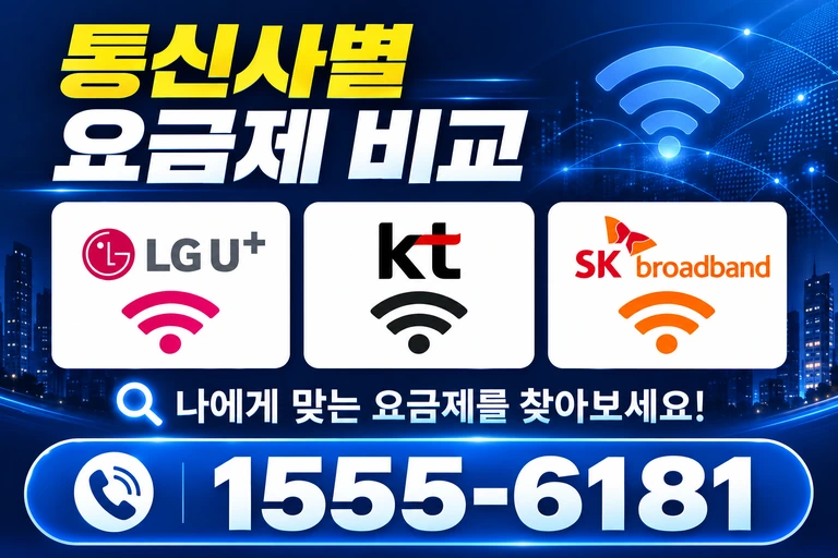 원주시 귀래면 통신사별 요금제 비교